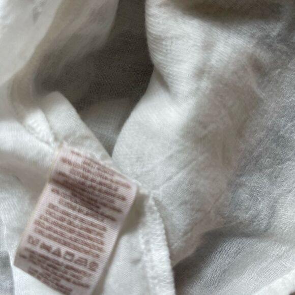 Free People Nomad tunic cotton with lace insert tassels accent size S P - Picture 9 of 11